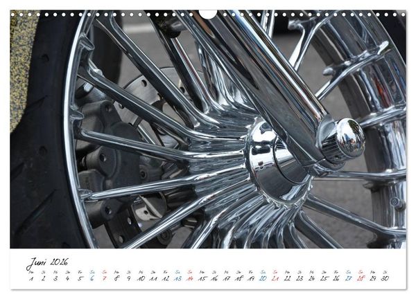 Produktbild: Harley Davidson - Details einer Legende (Wandkalender 2026 DIN A3 quer), CALVENDO Monatskalender