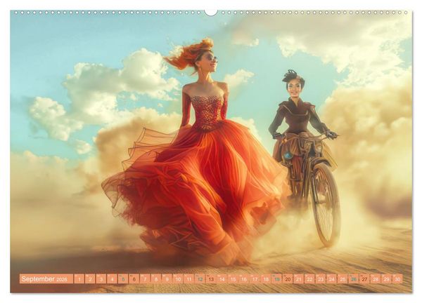 Produktbild: Festival in der W&uuml;ste - Bunt und schr&auml;g (Wandkalender 2026 DIN A2 quer), CALVENDO Monatskalender