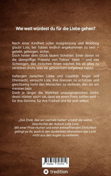 Produktbild: Das Ende, das wir niemals hatten