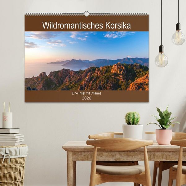 Produktbild: Wildromatisches Korsika (Wandkalender 2026 DIN A2 quer), CALVENDO Monatskalender