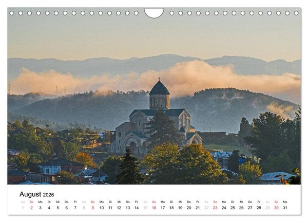 Produktbild: Eine Reise durch Georgien (Wandkalender 2026 DIN A4 quer), CALVENDO Monatskalender