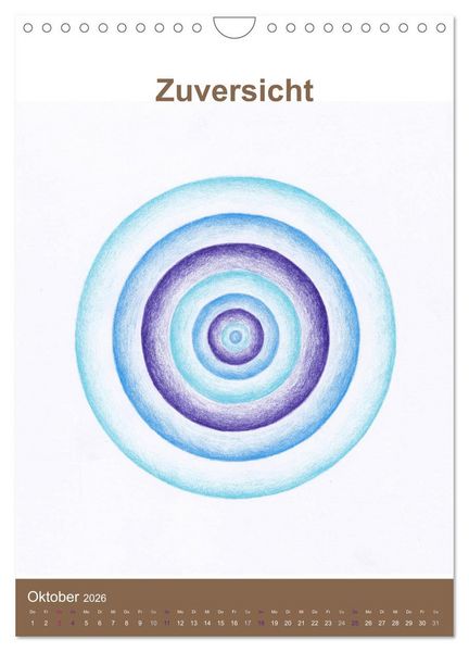 Produktbild: Delfinheilsymbole (Wandkalender 2026 DIN A4 hoch), CALVENDO Monatskalender