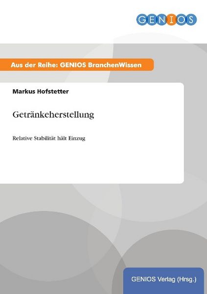 Produktbild: Getr&auml;nkeherstellung