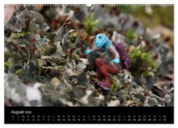 Produktbild: Micro Dino Skaters 2026 (Wandkalender 2026 DIN A2 quer), CALVENDO Monatskalender