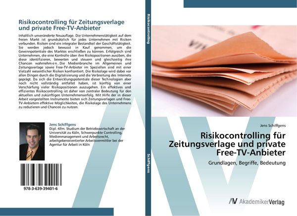 Produktbild: Risikocontrolling f&uuml;r Zeitungsverlage und private Free-TV-Anbieter