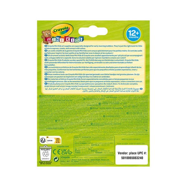 Produktbild: Crayola Mini Kids 8 Erste Filzstifte