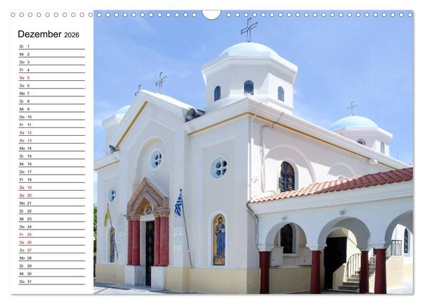 Produktbild: Griechische Insel Kos (Wandkalender 2026 DIN A3 quer), CALVENDO Monatskalender
