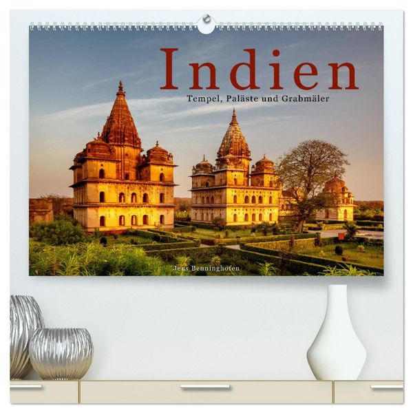 Produktbild: Indien: Tempel, Pal&auml;ste und Grabm&auml;ler (hochwertiger Premium Wandkalender 2026 DIN A2 quer), Kunstdruck in Hochglanz