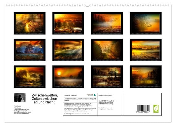 Produktbild: Zwischenwelten, Zeiten zwischen Tag und Nacht (hochwertiger Premium Wandkalender 2026 DIN A2 quer), Kunstdruck in Hochglanz