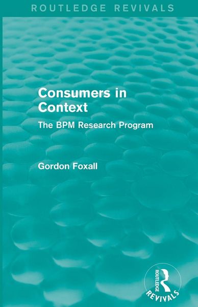 Produktbild: Consumers in Context
