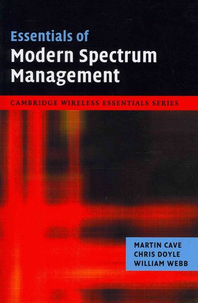 Produktbild: Essentials of Modern Spectrum Management