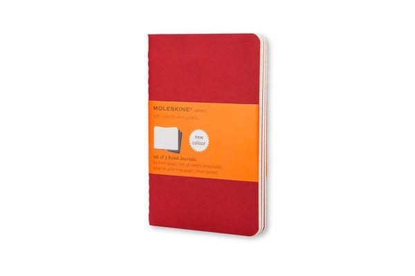 Moleskine Cahier, 3er Set, Pocket/A6, Liniert