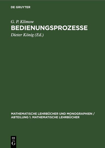 Produktbild: Bedienungsprozesse