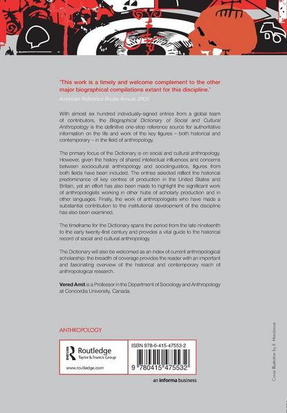 Produktbild: Biographical Dictionary of Social and Cultural Anthropology