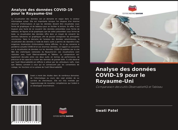 Produktbild: Analyse des donn&eacute;es COVID-19 pour le Royaume-Uni