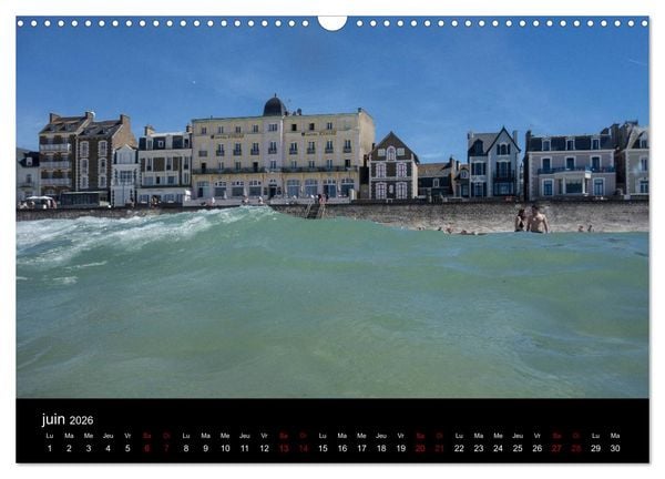 Produktbild: Saint-Malo au fil des mois (Calendrier mural 2026 DIN A3 vertical), CALVENDO calendrier mensuel