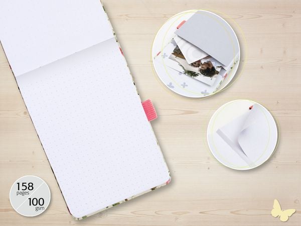 Produktbild: SIGEL JN346 Notizblock Jolie, A6+, dotted, apricot