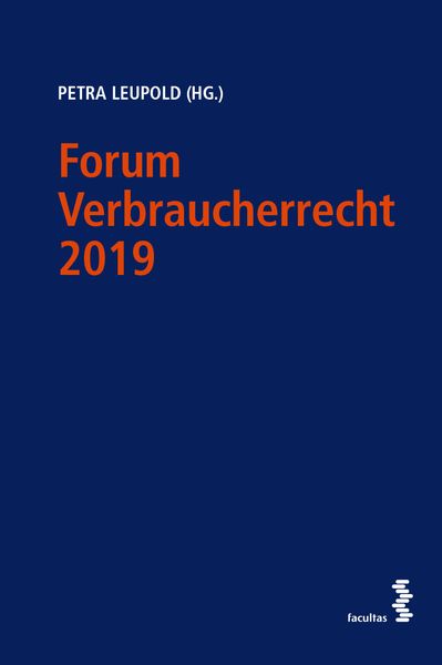 Produktbild: Forum Verbraucherrecht 2019