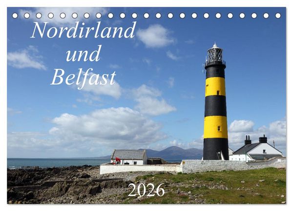 Produktbild: Nordirland und Belfast (Tischkalender 2026 DIN A5 quer), CALVENDO Monatskalender
