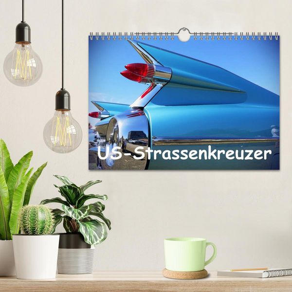 Produktbild: US-Strassenkreuzer (Wandkalender 2026 DIN A4 quer), CALVENDO Monatskalender