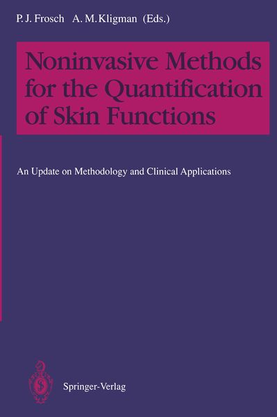 Produktbild: Noninvasive Methods for the Quantification of Skin Functions