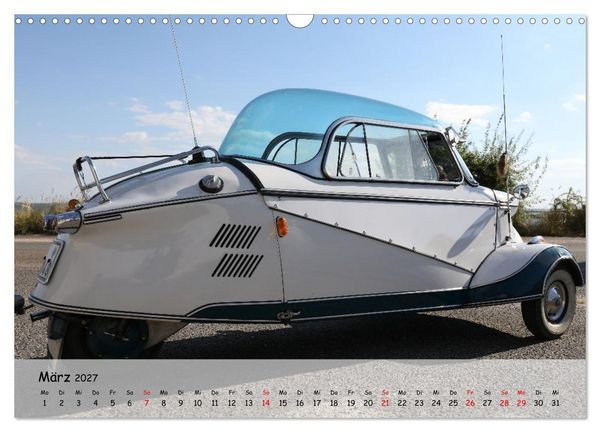 Produktbild: Messerschmitt Kabinenroller KR 200 Fahren unter dem Radar (Wandkalender 2027 DIN A3 quer), CALVENDO Monatskalender