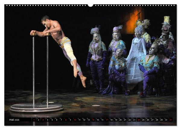 Produktbild: Alegria, Cirque du Soleil (Calendrier mural 2026 DIN A2 vertical) calendrier de bureau
