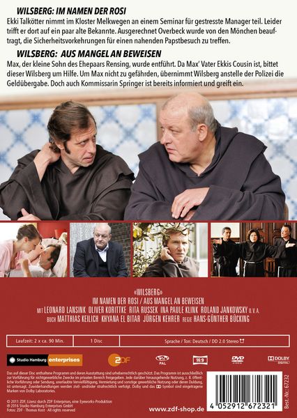 Produktbild: Wilsberg 16 - Im Namen der Rosi/Aus Mangel an Beweisen