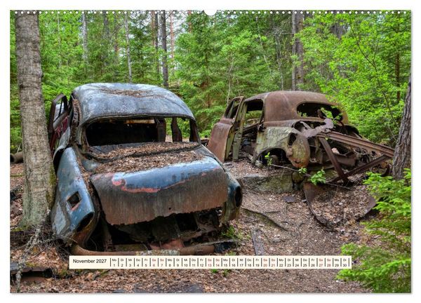 Produktbild: Autowracks - Verlorener Glanz 2027 (Wandkalender 2027 DIN A2 quer), CALVENDO Monatskalender