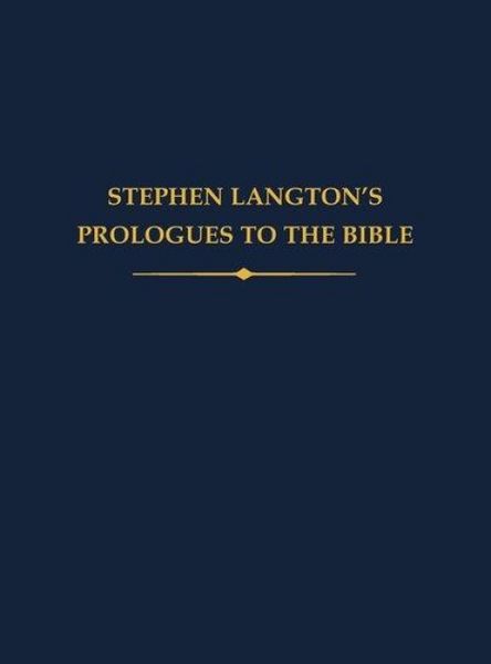 Produktbild: Stephen Langton's Prologues to the Bible