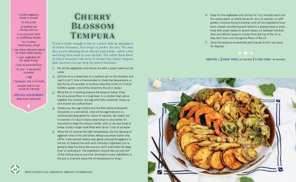 Produktbild: The Unofficial Genshin Impact Cookbook
