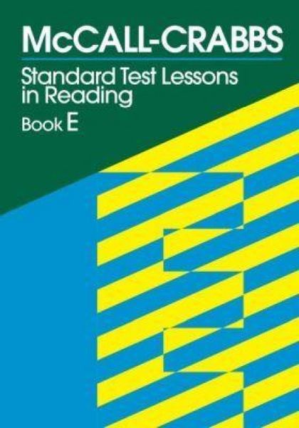 Produktbild: McCall-Crabbs Standard Test Lessons in Reading, Book E
