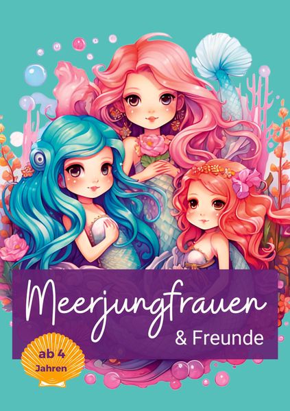 Produktbild: Milles, N: Malbuch Meerjungfrau & Freunde