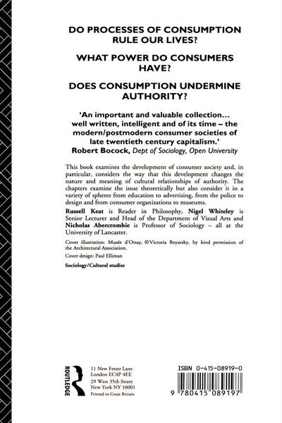Produktbild: The Authority of the Consumer