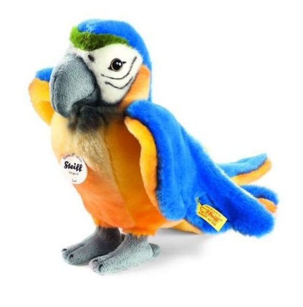 Steiff 063985 - Lori Papagei, bunt, Plüsch, 26 cm