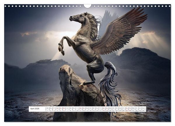 Produktbild: Legenden und Mythen - Legend&auml;re Tiere (Wandkalender 2026 DIN A3 quer), CALVENDO Monatskalender