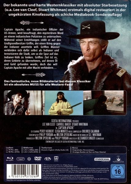 Produktbild: Captain Apache - Mediabook - Limited Edition (Blu-ray+DVD)