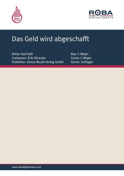 Produktbild: Das Geld wird abgeschafft