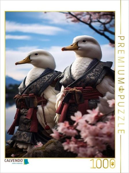 Produktbild: CALVENDO Puzzle Samurai des Himmels: Samurai V&ouml;gel in Japan | 1000 Teile Lege-Gr&ouml;&szlig;e 64x48cm Foto-Puzzle f&uuml;r gl&uuml;ckliche Stunden