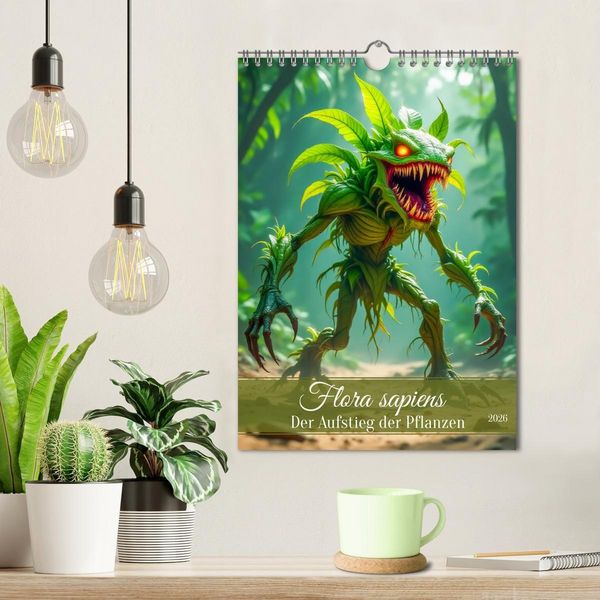 Produktbild: Flora sapiens - Der Aufstieg der Pflanzen (Wandkalender 2026 DIN A4 hoch), CALVENDO Monatskalender
