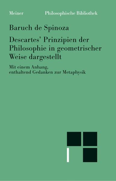 Produktbild: Descartes&rsquo; Prinzipien der Philosophie