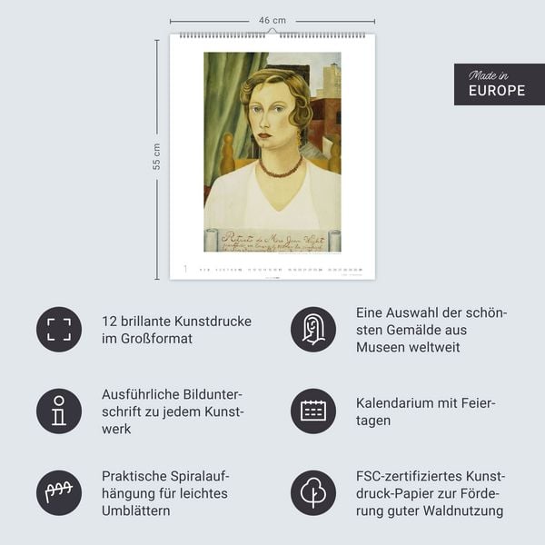 Produktbild: Frida Kahlo Edition Kalender 2027