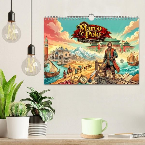 Produktbild: Marco Polo - Die gro&szlig;e Reise nach Osten (Wandkalender 2027 DIN A4 quer), CALVENDO Monatskalender