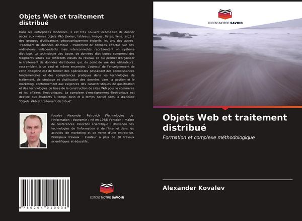 Produktbild: Objets Web et traitement distribu&eacute;