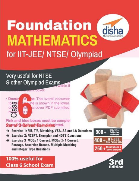 Produktbild: Foundation Mathematics for IIT-JEE/ NTSE/ Olympiad Class 6 - 3rd Edition