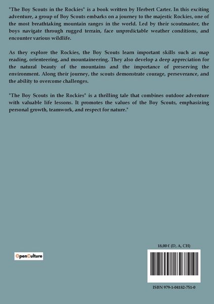 Produktbild: The Boy Scouts in the Rockies