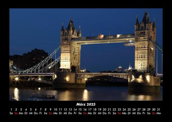 Produktbild: London 2025 Fotokalender DIN A3