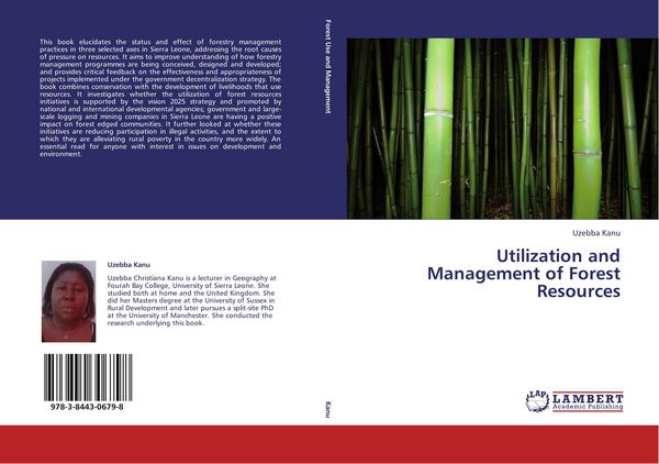 Produktbild: Utilization and Management of Forest Resources