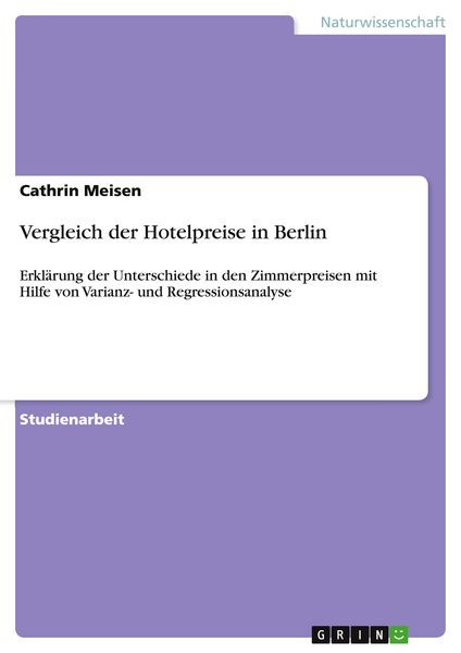 Produktbild: Vergleich der Hotelpreise in Berlin