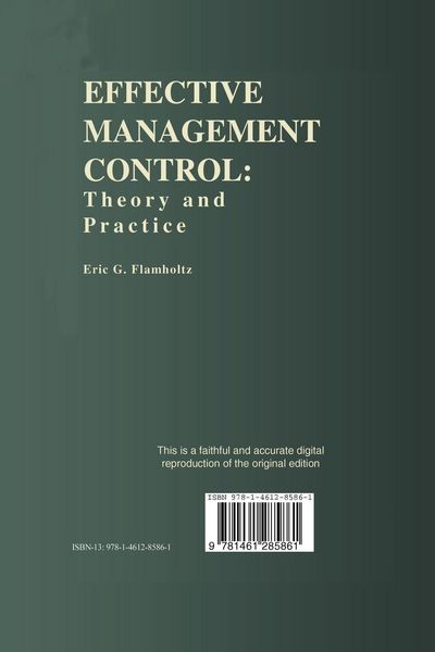Produktbild: Effective Management Control
